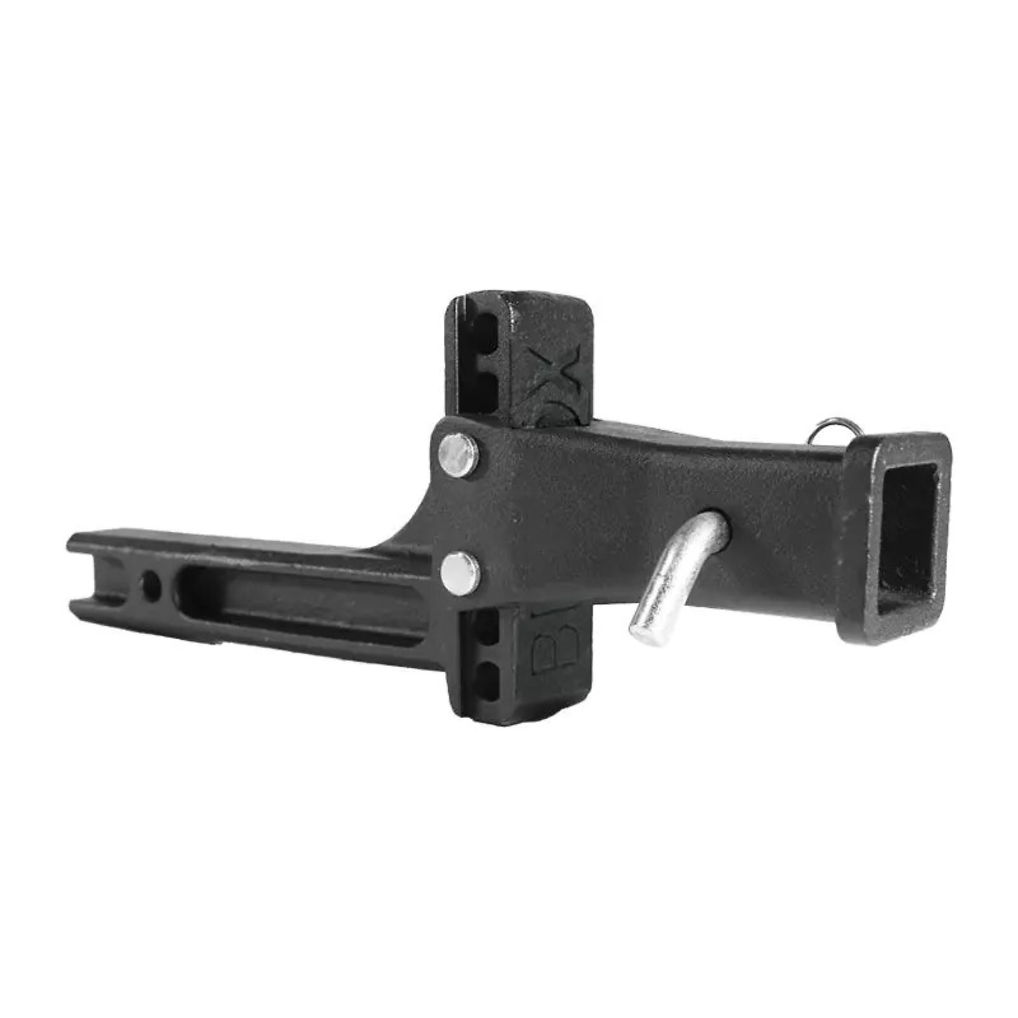 Blue Ox Drop/Rise Receiver — 4in. Raise/Lower, Solid Shank, 10,000-Lb. Capacity, Black, Model# BX88379